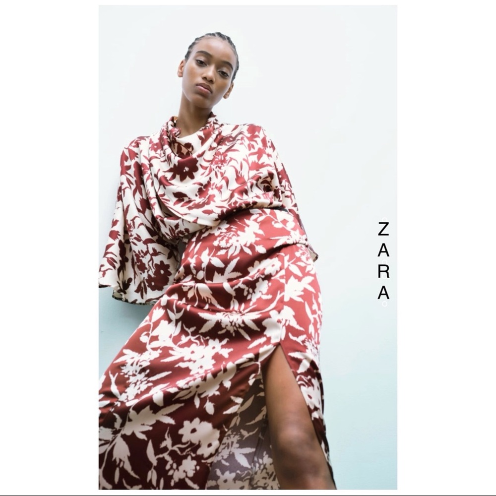 Zara Floral Printed Bodysuit